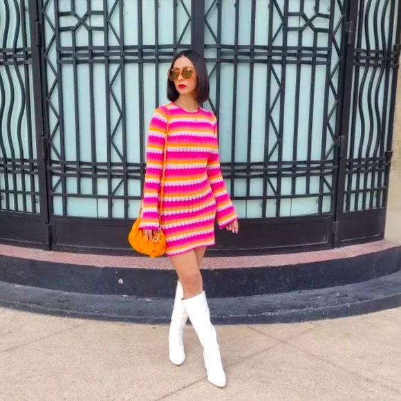 Sunset Vibes Knit Dress 🌅 - Picture 4 of 4